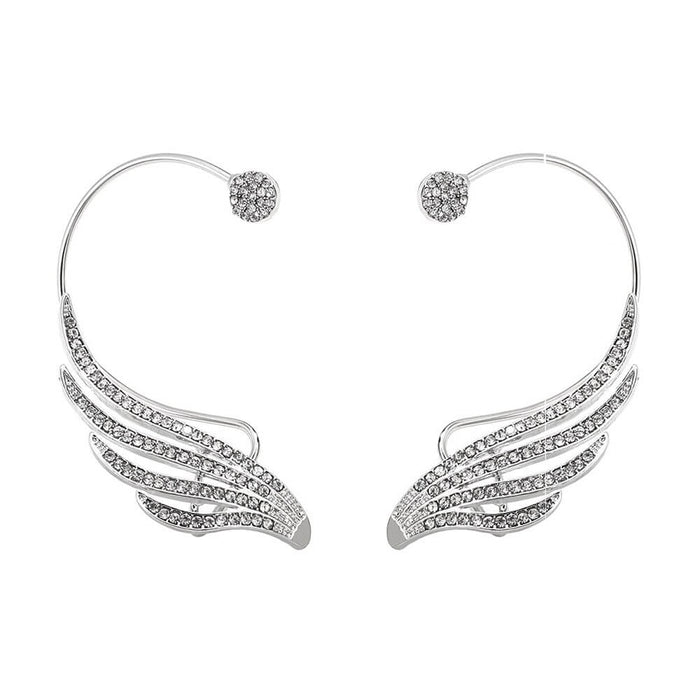 Angel Wings Cuff Earrings
