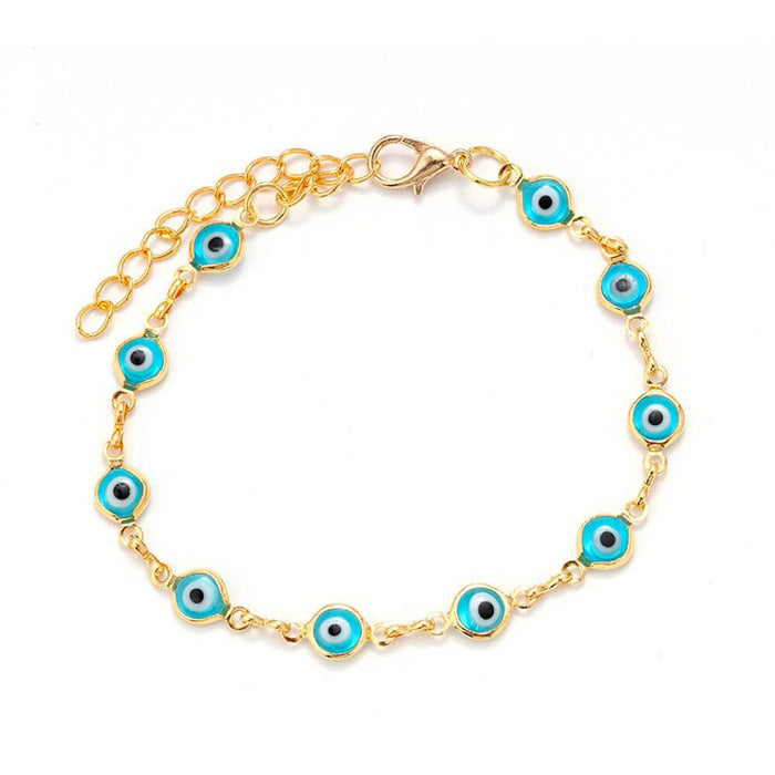 Gold Nazar Turkish Evil Eye Bracelet