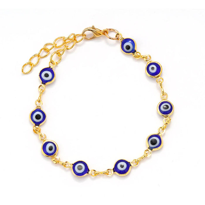 Gold Turkish Evil Eye Bracelet