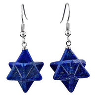 Lapis Lazuli Merkaba Earrings