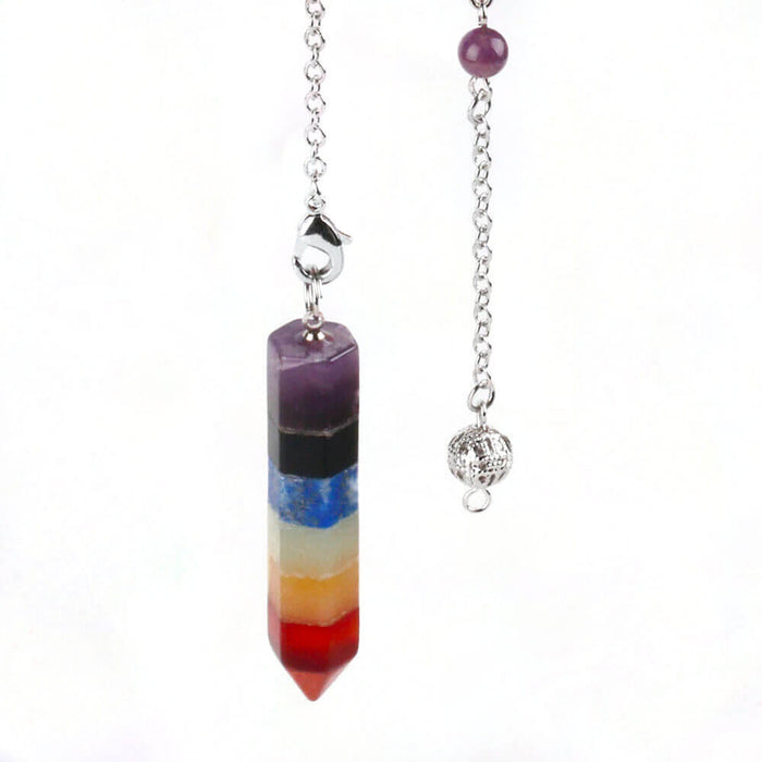 Chakra Column Egyptian Divination Pendulum