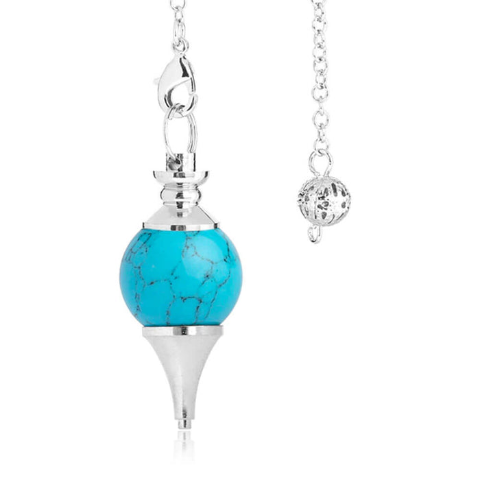 Blue Turquoise Bead Divination Pendulum
