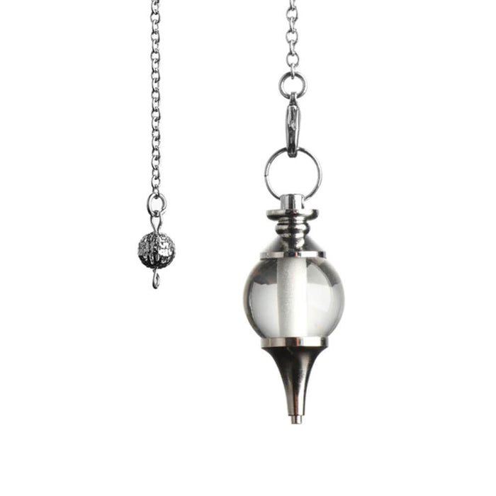 Rock Crystal Bead Divination Pendulum