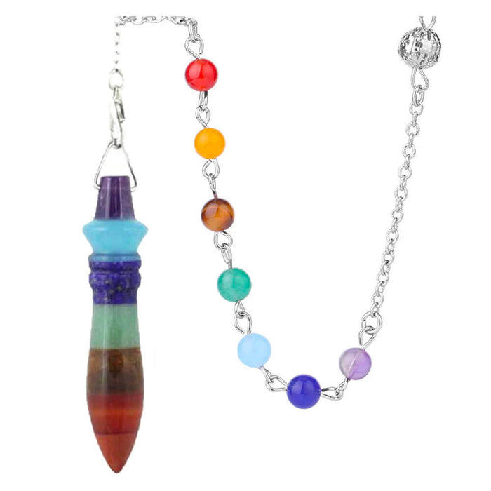 Beaded 7 Egyptian Chakra Divination Pendulum