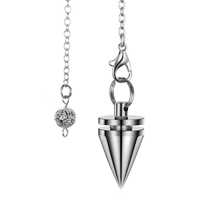 Silver Metal Point Divination Pendulum