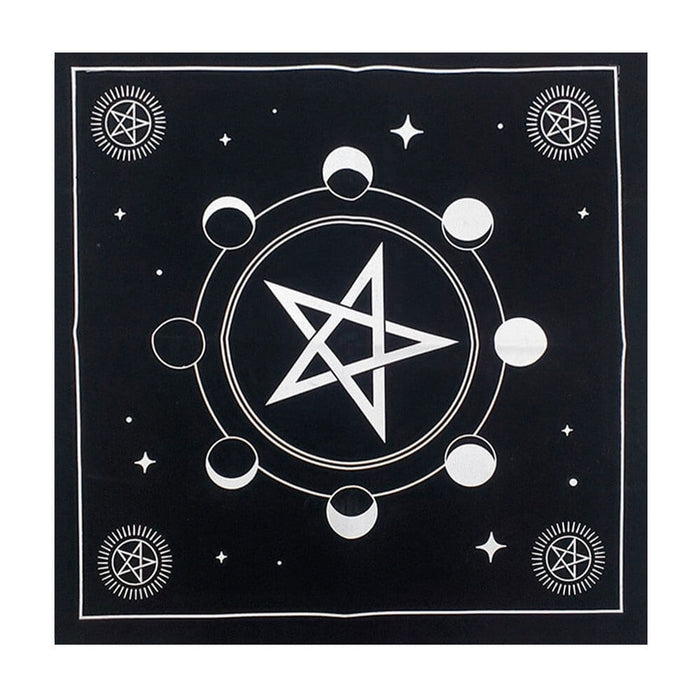 Moon Pentacle Tarot and Divination Mat