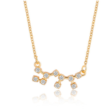 Gold Sagittarius Constellation Necklace
