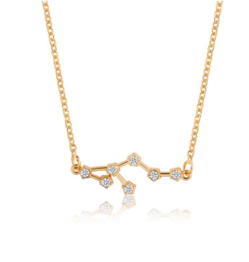 Gold Leo Constellation Necklace