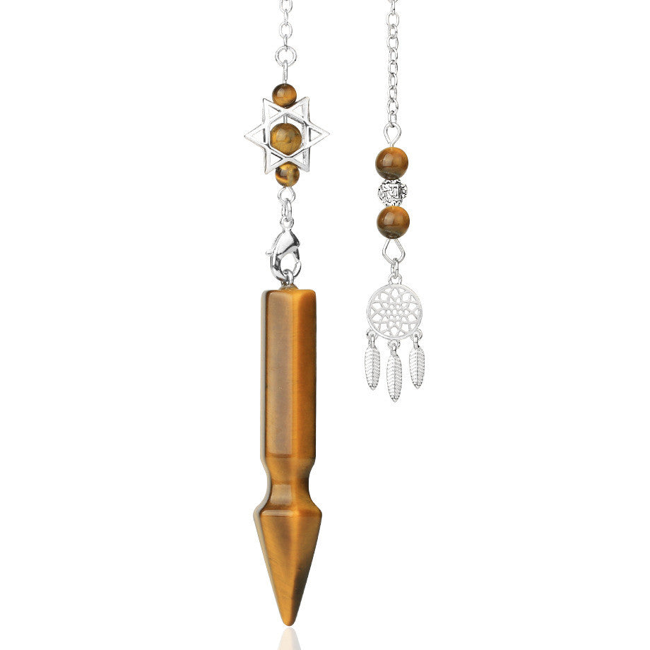 Tiger Eye Egyptian Divination Pendulum