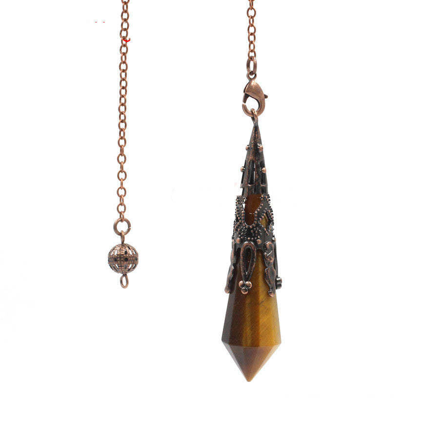 Tiger Eye Cone Divination Pendulum