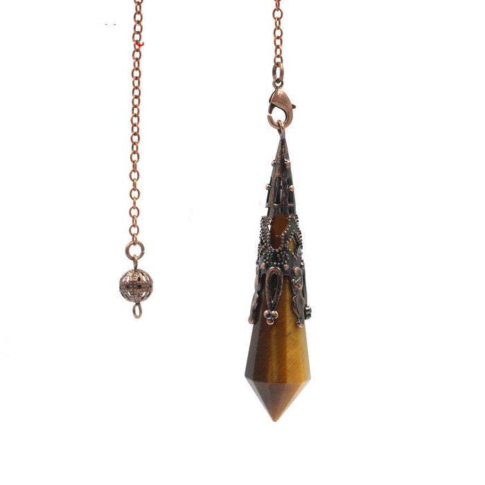 Tiger Eye Cone Divination Pendulum