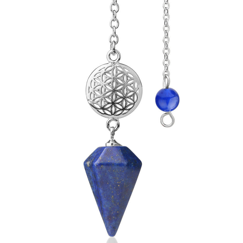 Flower of Life Lapis Lazuli Divination Pendulum