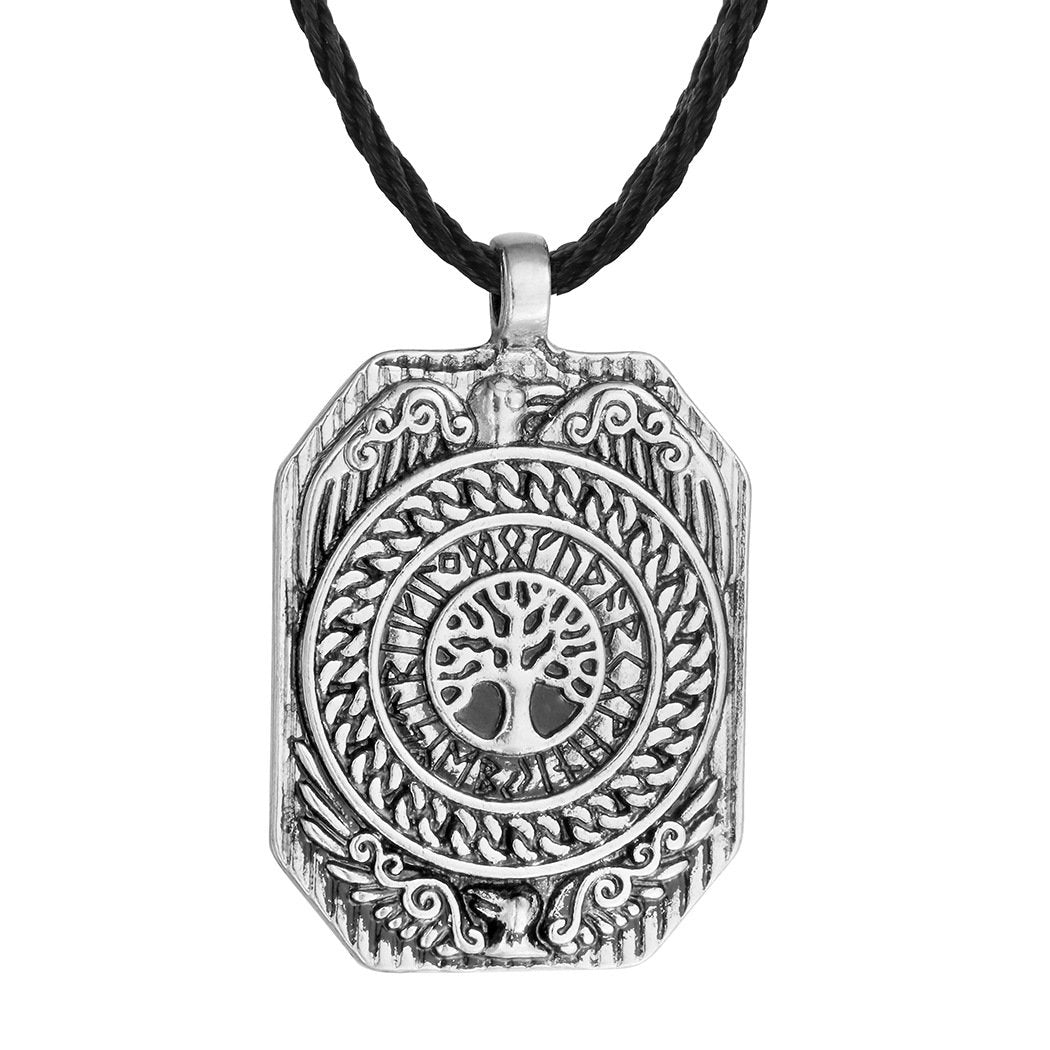 Silver Plate Tree of Life Pendant Necklace