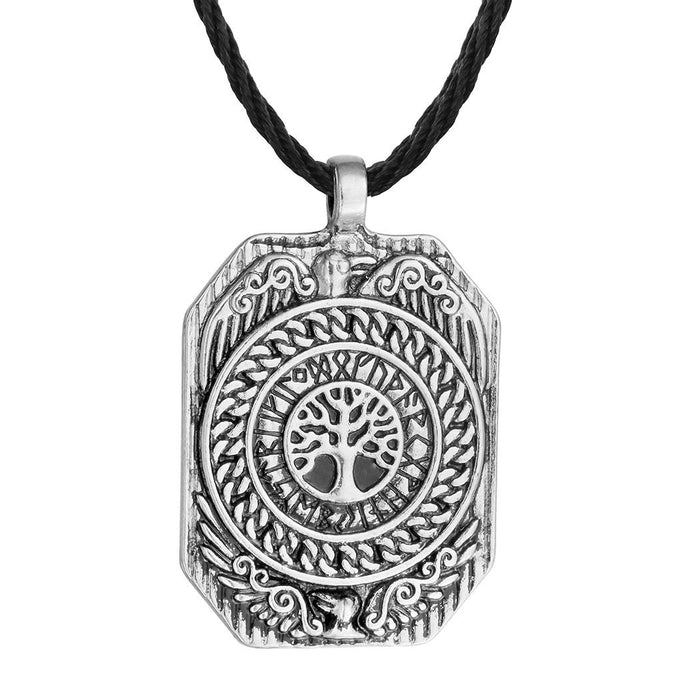 Silver Plate Tree of Life Pendant Necklace