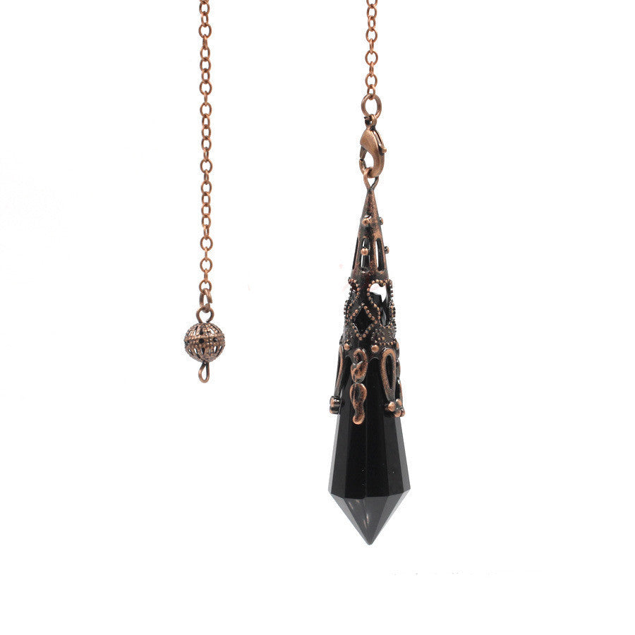 Black Obsidian Cone Divination Pendulum II