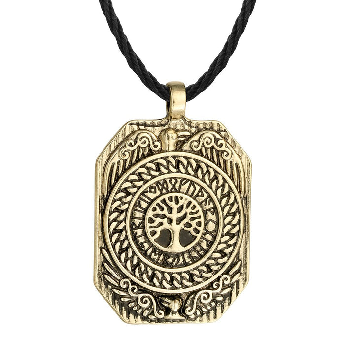 Gold Plate Tree of Life Pendant Necklace