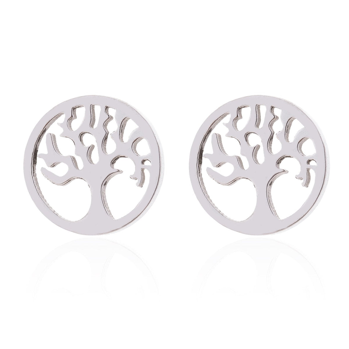 Silver Tree of Life Earrings