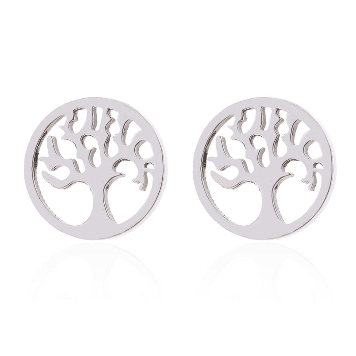 Silver Tree of Life Earrings