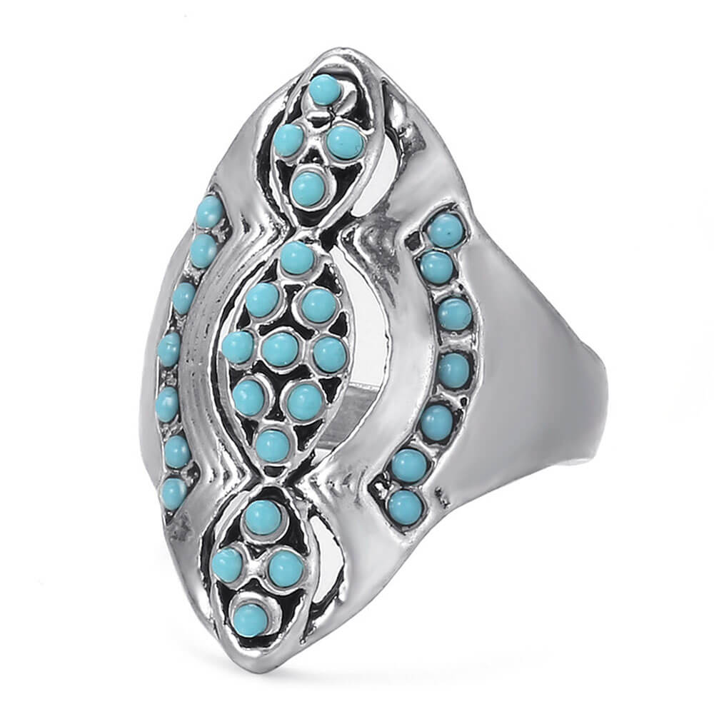 Bohemian Women's Turquoise Ring