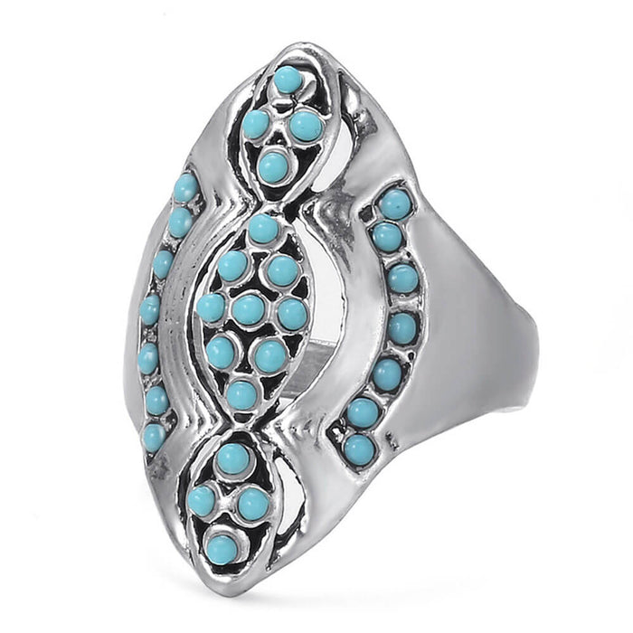 Bohemian Women's Turquoise Ring