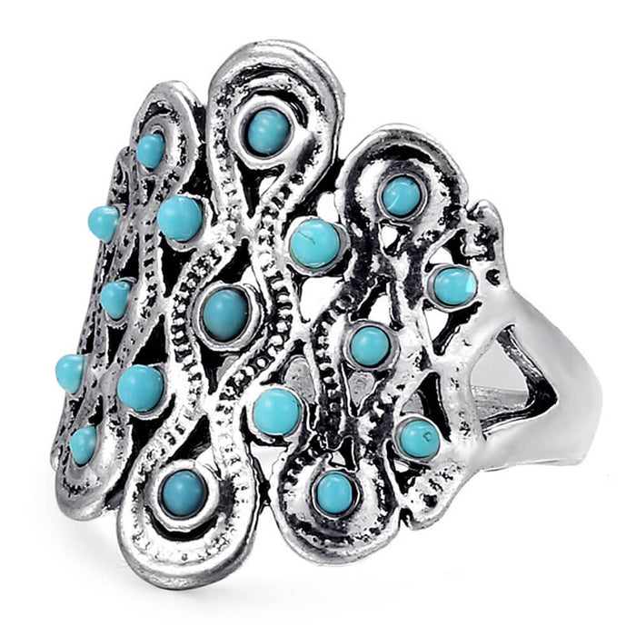 Women's Vintage Turquoise Ring