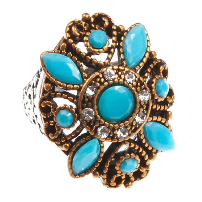 Bohemian Vintage Turquoise Ring