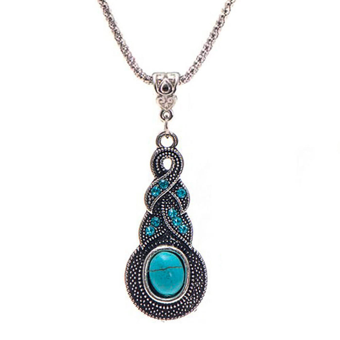 Turquoise Vintage Pendant Necklace