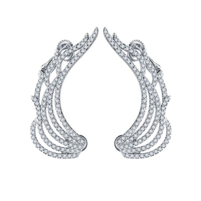 Silver Supreme Angel Wings Earrings