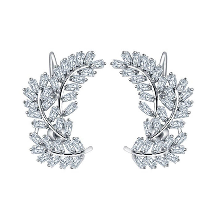 Silver Cherub Wings Earrings