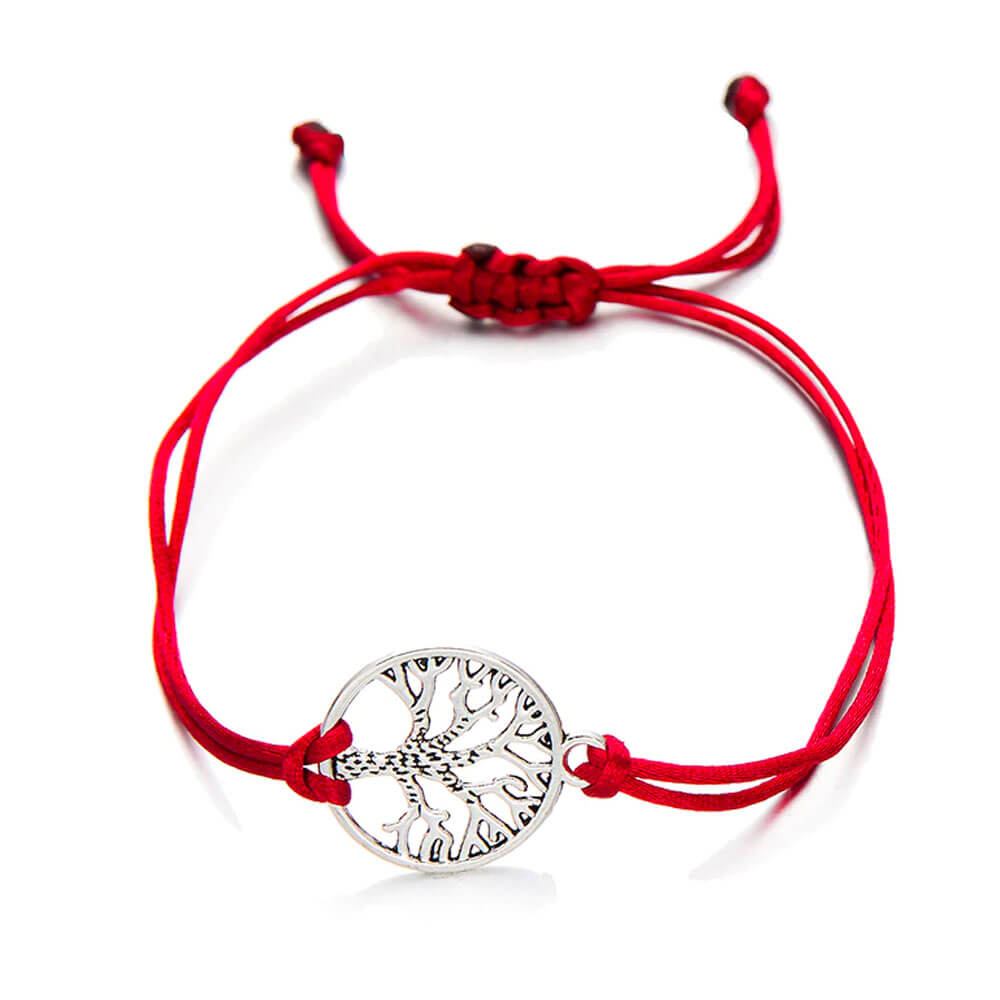 Red Tree of Life Women's Bracelet