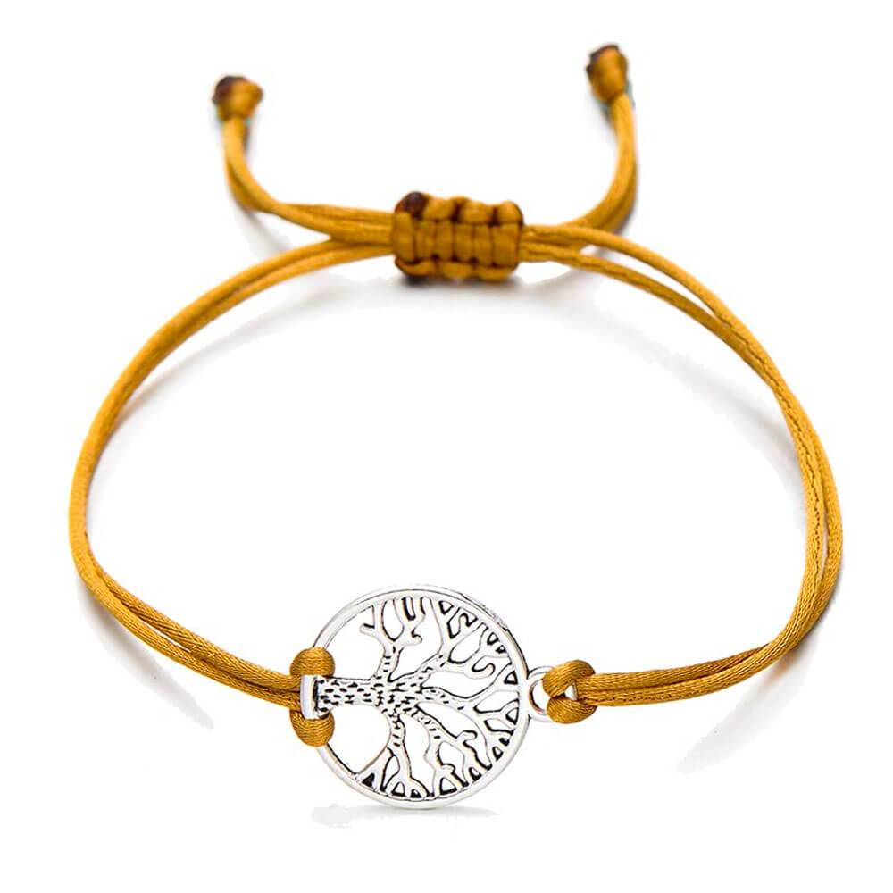 Yellow Tree of Life Women's Bracelet