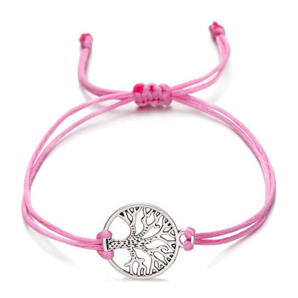 Pink Tree of Life Women's Bracelet