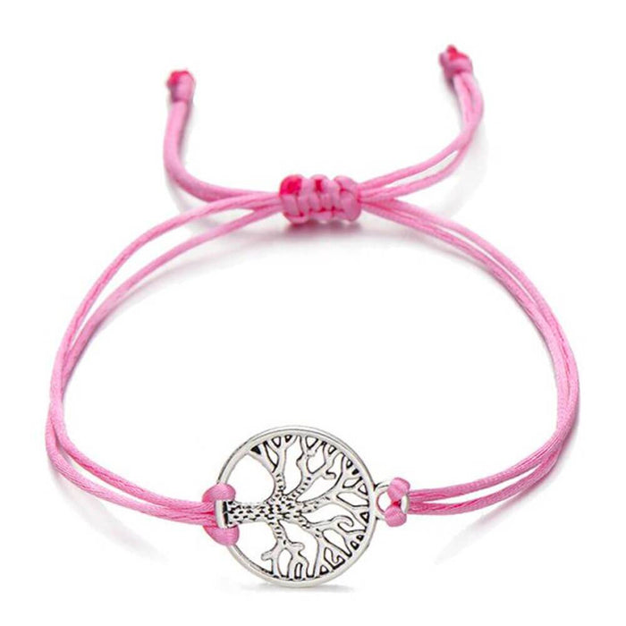 Pink Tree of Life Women's Bracelet