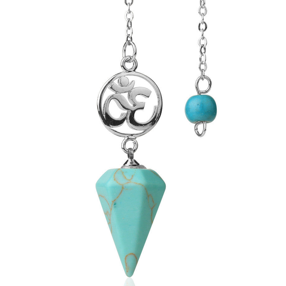 Turquoise Aum Divination Pendulum