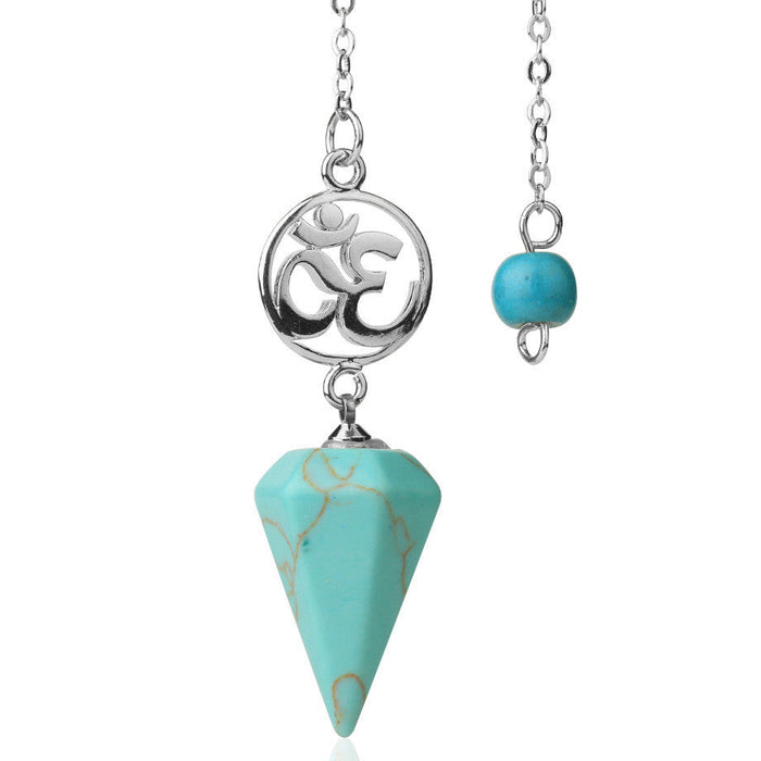 Turquoise Aum Divination Pendulum