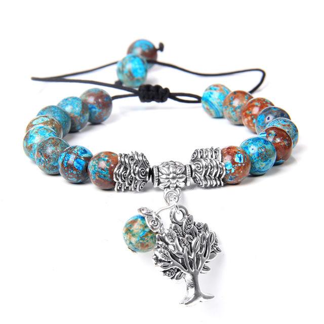Kyanite Tree of Life Bracelet