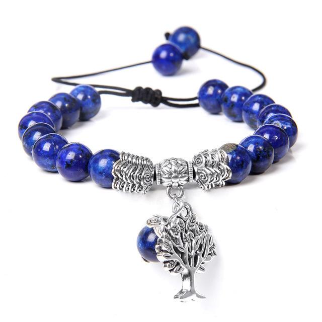 Lapis Lazuli Tree of Life Bracelet