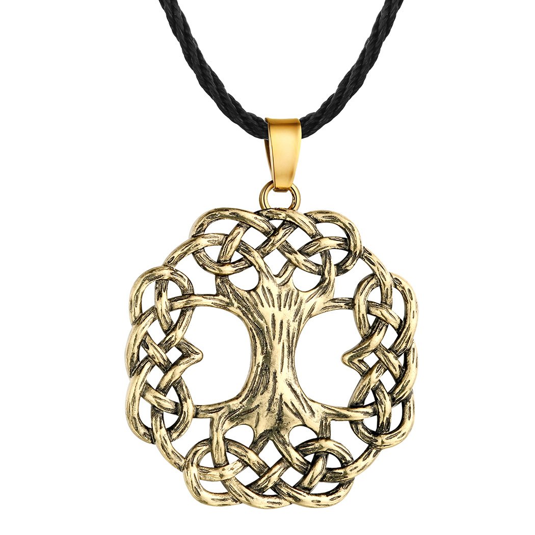 Gold Tree of Life Pendant Necklace