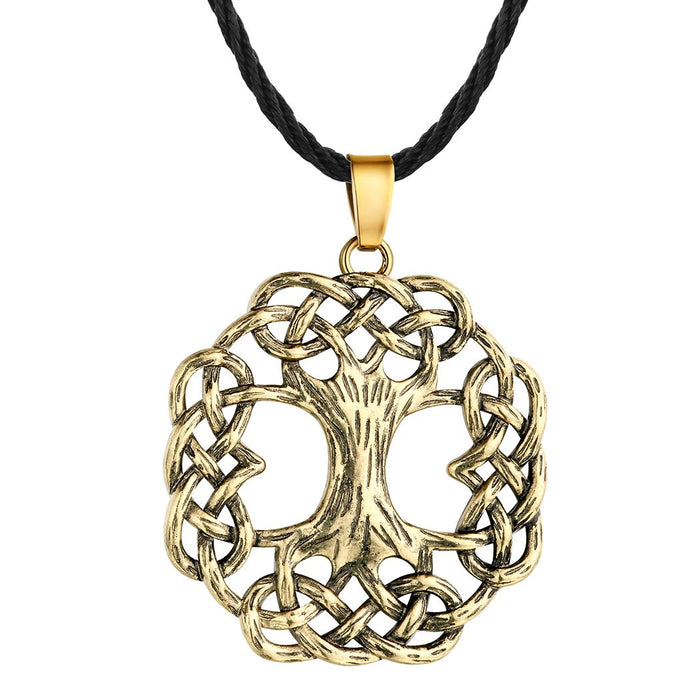 Gold Tree of Life Pendant Necklace
