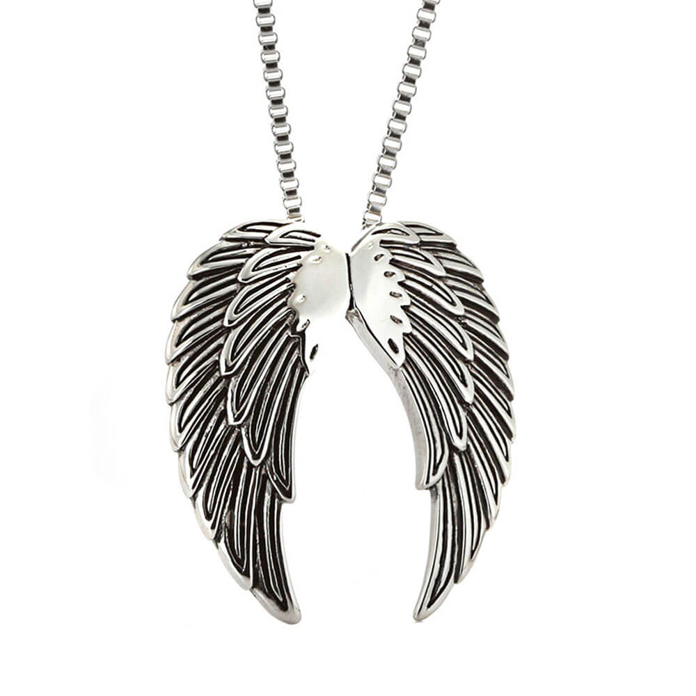 Fallen Angel Wings Pendant Necklace
