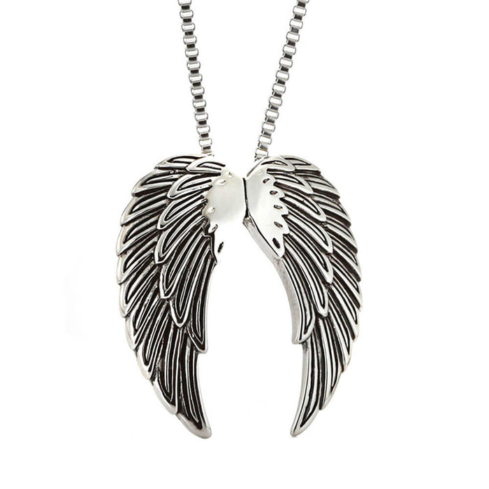Fallen Angel Wings Pendant Necklace