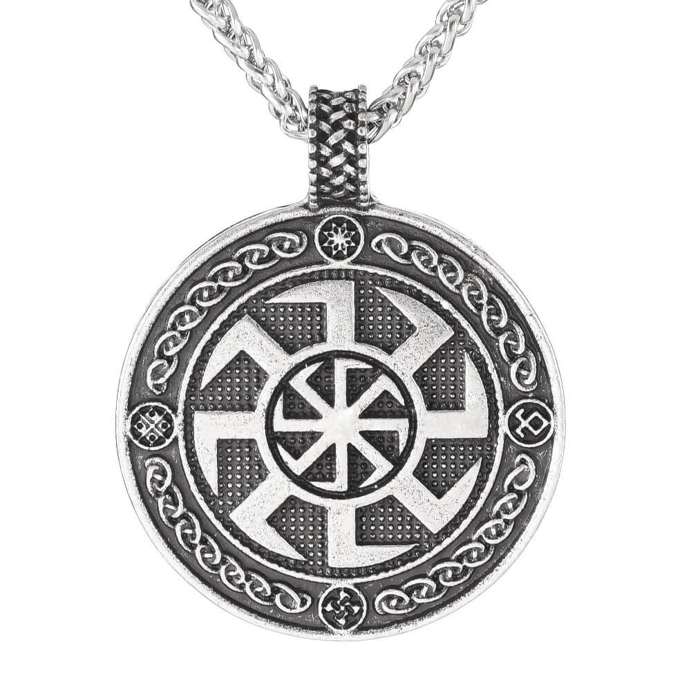 Kolovrat Pendant Necklace – Stainless Steel