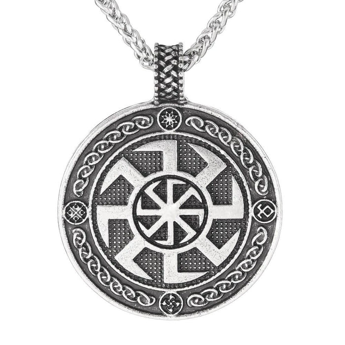 Kolovrat Pendant Necklace – Stainless Steel