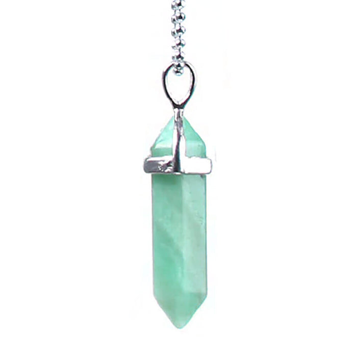 Green Aventurine Pendulum Pendant Necklace