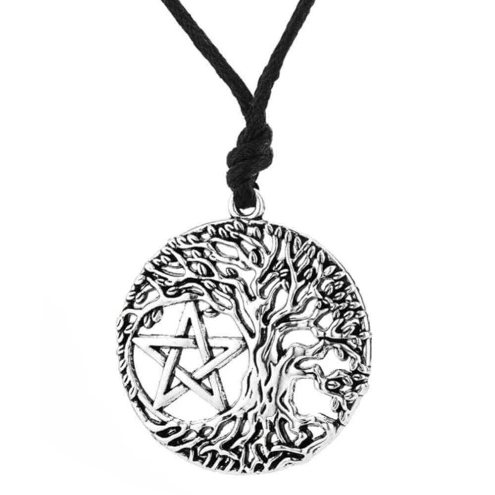 Tree of Life Pentacle Pendant Necklace