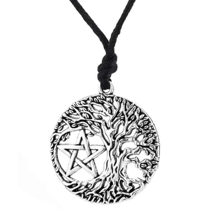 Tree of Life Pentacle Pendant Necklace