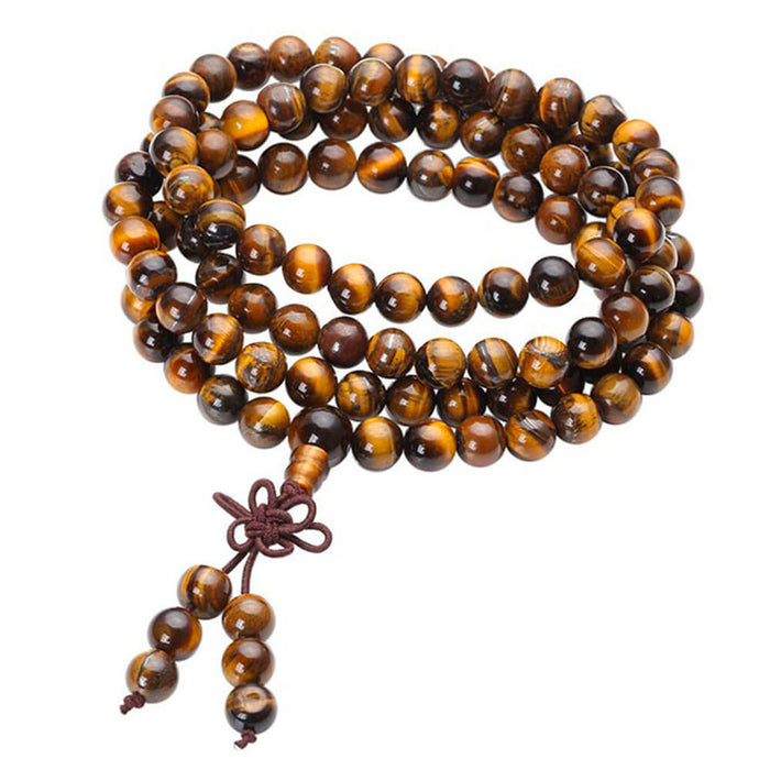 Tiger Eye Tibetan Mala