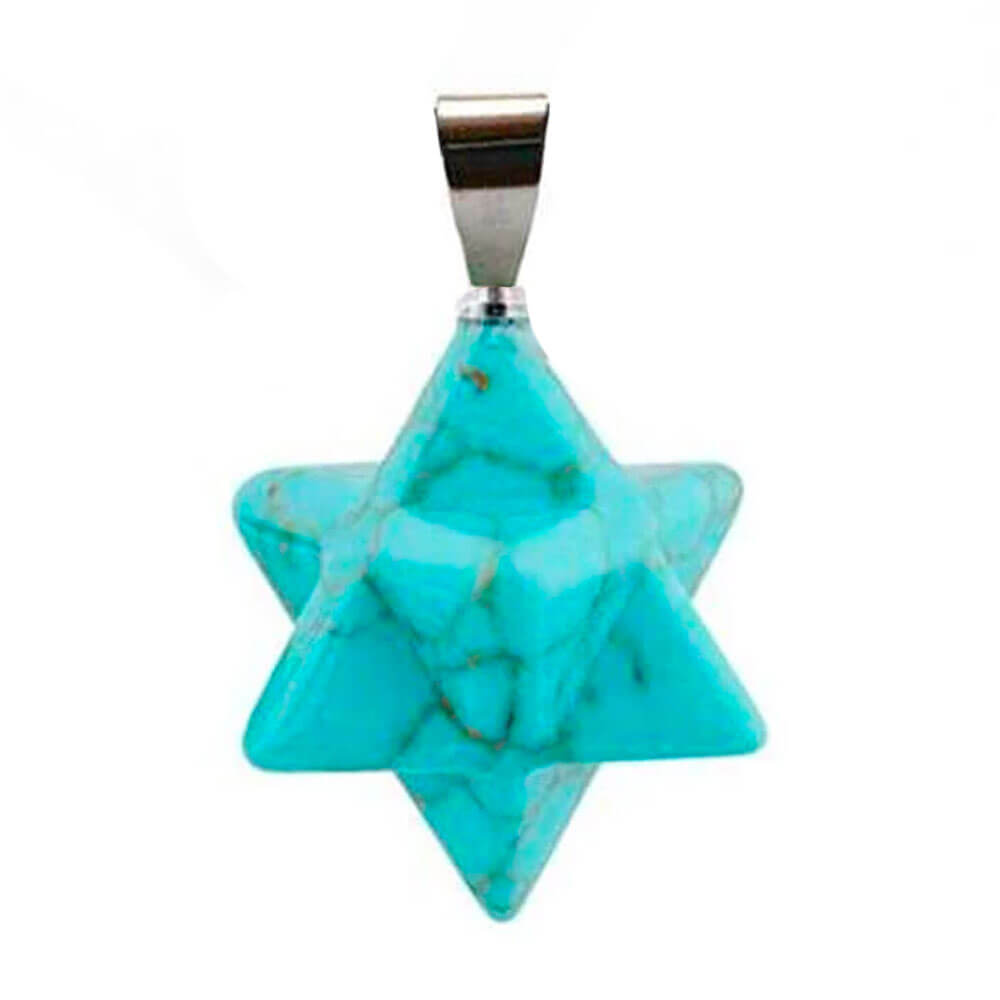 Turquoise Merkaba Pendant