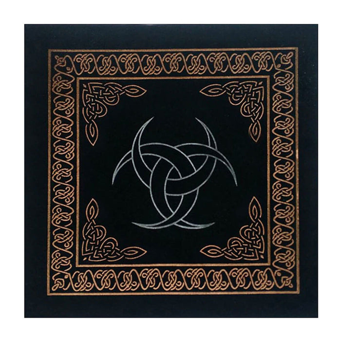 Moon Triquetra Tarot and Divination Mat