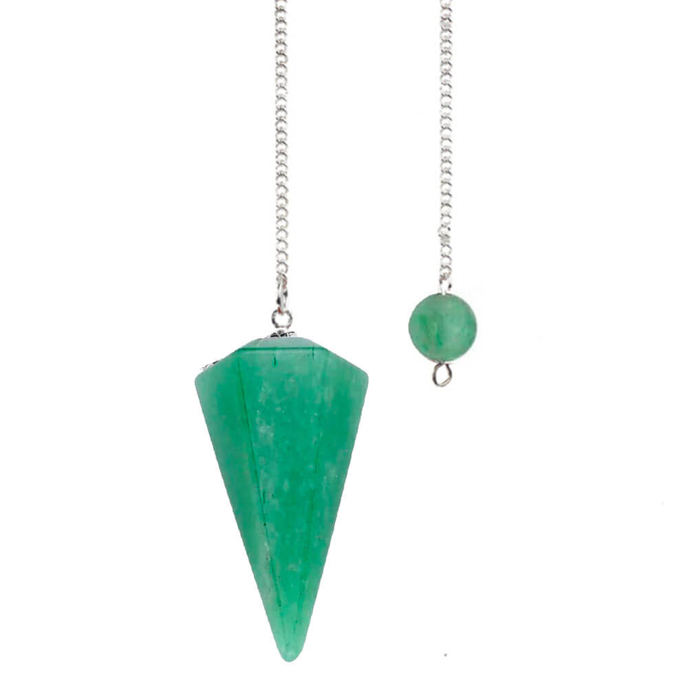 Hexagonal Aventurine Divination Pendulum